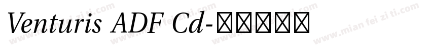 Venturis ADF Cd字体转换